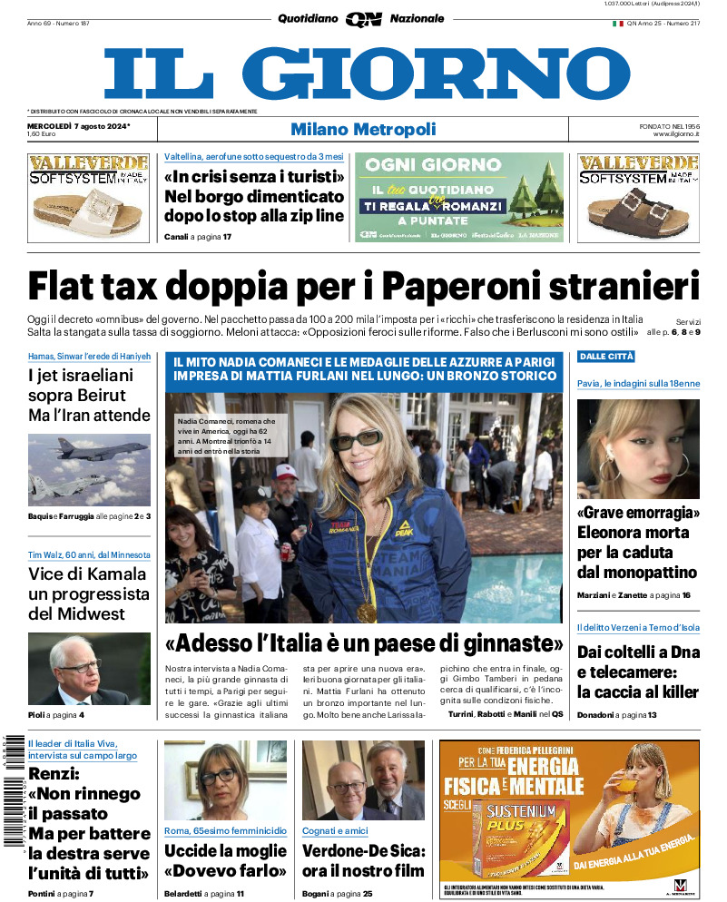 Prima-pagina-il giorno-edizione-di-oggi-20240807